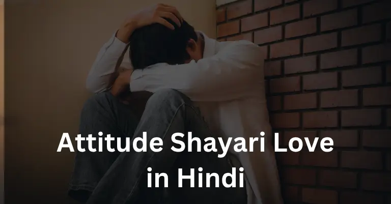 Attitude Shayari Love in Hindi